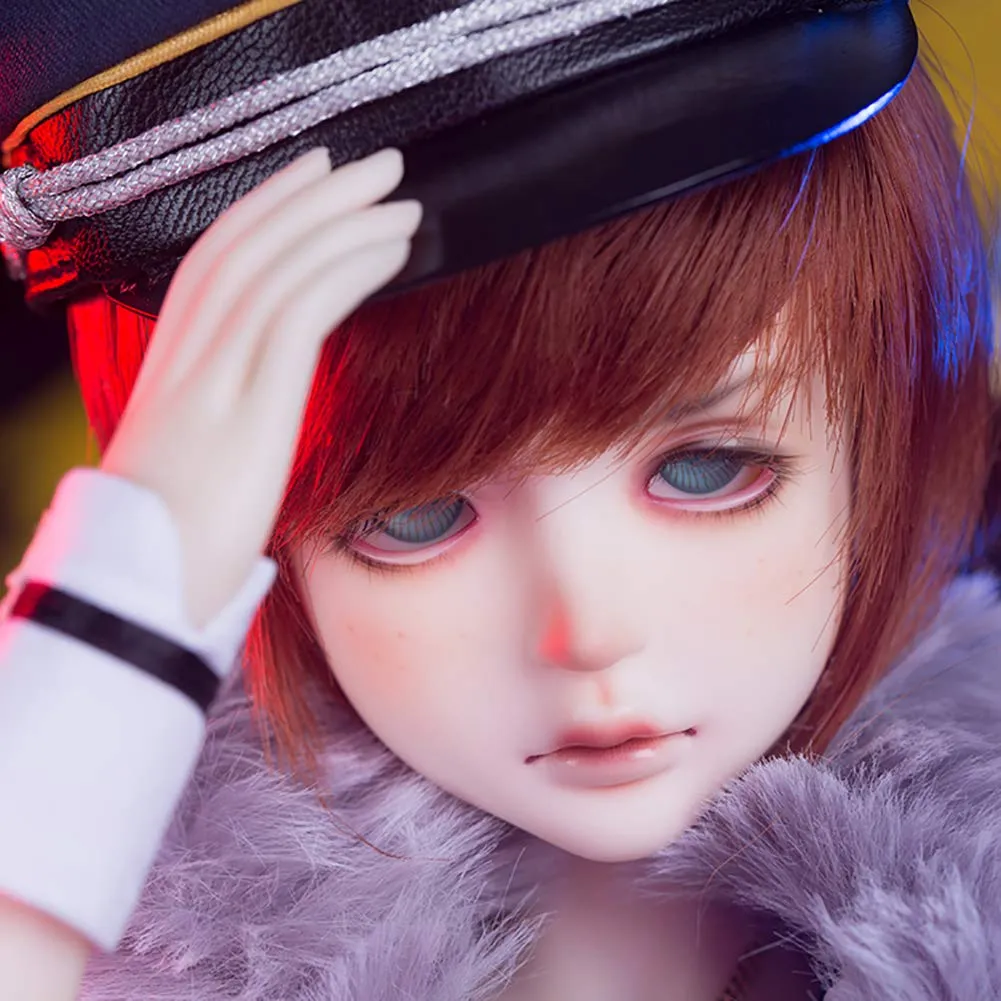 1/3 BJD Ball Jointed Doll Toy with Full Set Clothes Shoes Wig, Girl Doll Playset, Birthday for Your Daughter & Girlfriends(22 Inch Lora)