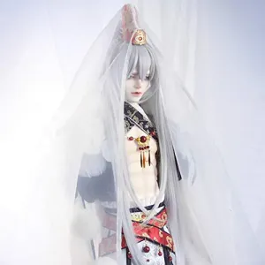 1/3 BJD Ball Jointed Doll Toy with Full Set Clothes Shoes Wig, Girl Doll Playset, Birthday for Your Daughter & Girlfriends(Yellow Crane Tower Crane Dance)