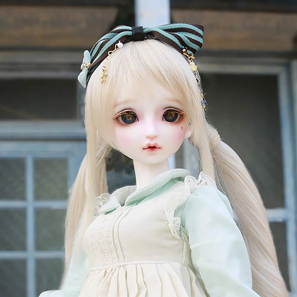 1/4 BJD Ball Jointed Doll Toy with Full Set Clothes Shoes Wig, Girl Doll Playset, Birthday for Your Daughter & Girlfriends(17 inch Eudora)