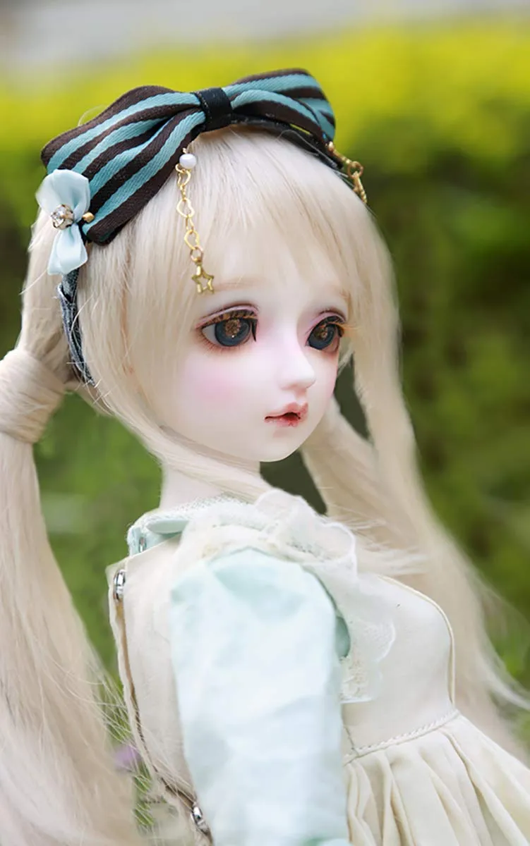 1/4 BJD Ball Jointed Doll Toy with Full Set Clothes Shoes Wig, Girl Doll Playset, Birthday for Your Daughter & Girlfriends(17 inch Eudora)