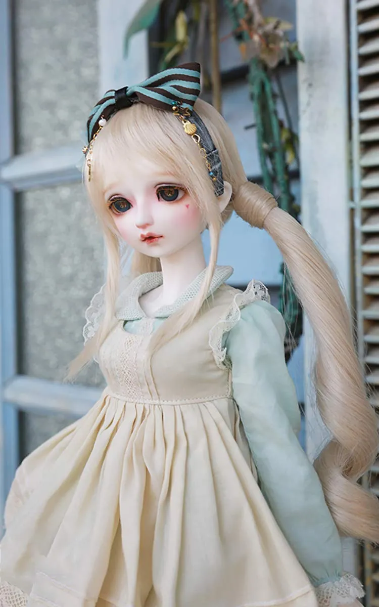 1/4 BJD Ball Jointed Doll Toy with Full Set Clothes Shoes Wig, Girl Doll Playset, Birthday for Your Daughter & Girlfriends(17 inch Eudora)