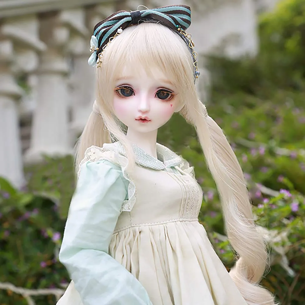 1/4 BJD Ball Jointed Doll Toy with Full Set Clothes Shoes Wig, Girl Doll Playset, Birthday for Your Daughter & Girlfriends(17 inch Eudora)