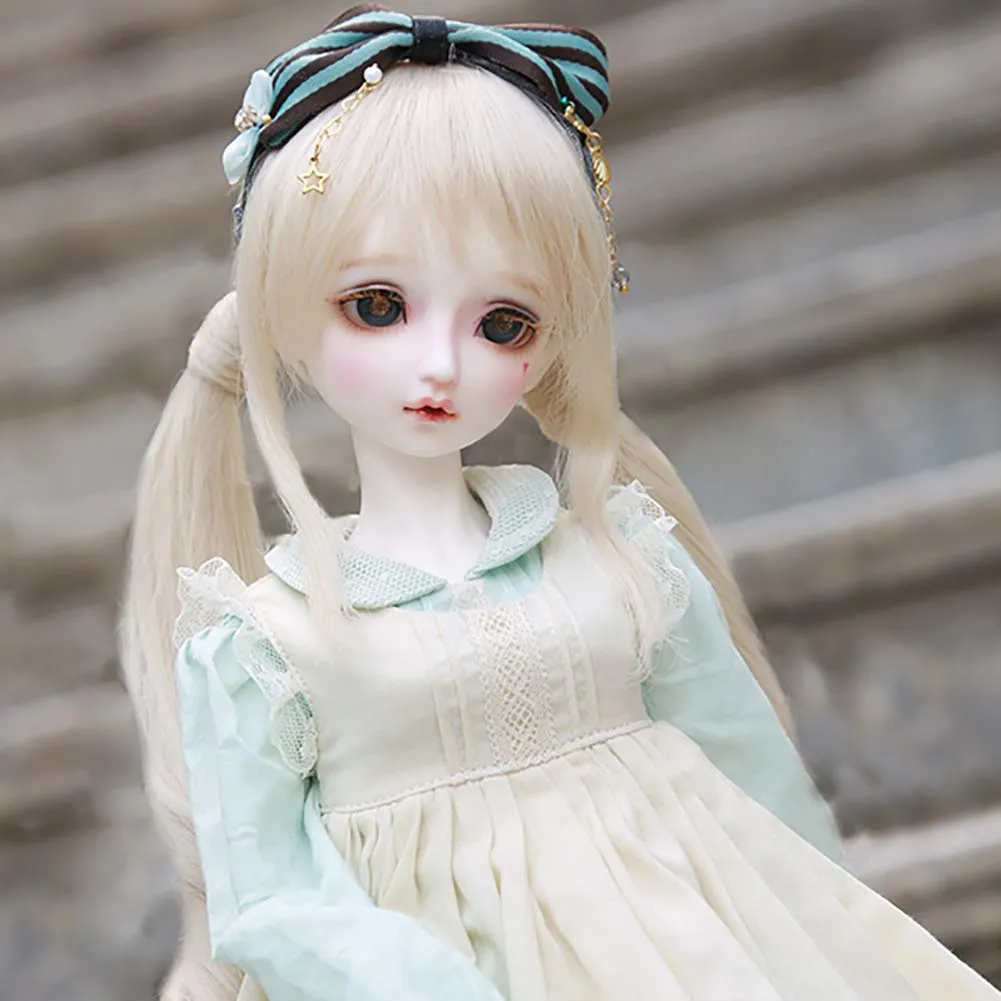 1/4 BJD Ball Jointed Doll Toy with Full Set Clothes Shoes Wig, Girl Doll Playset, Birthday for Your Daughter & Girlfriends(17 inch Eudora)