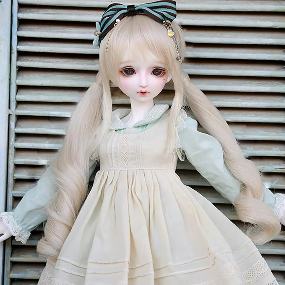1/4 BJD Ball Jointed Doll Toy with Full Set Clothes Shoes Wig, Girl Doll Playset, Birthday for Your Daughter & Girlfriends(17 inch Eudora)