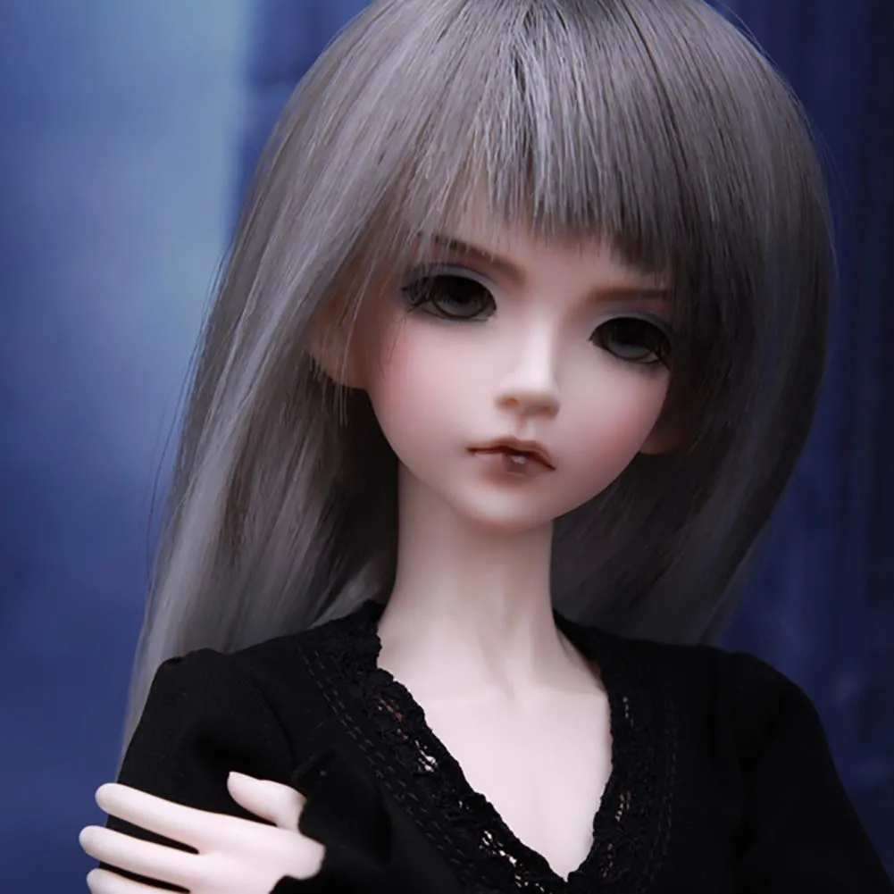 1/4 BJD Ball Jointed Doll Toy with Full Set Clothes Shoes Wig, Girl Doll Playset, Birthday for Your Daughter & Girlfriends(18 Inch Gene)