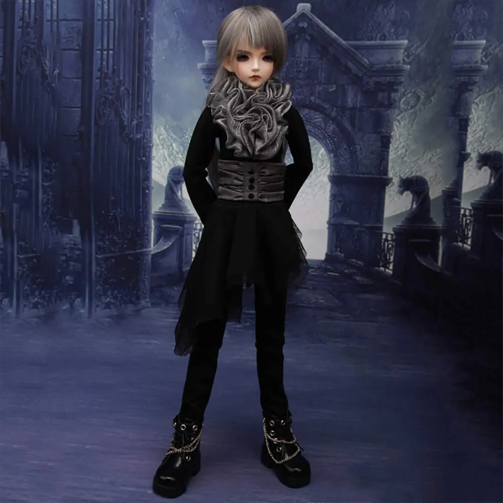 1/4 BJD Ball Jointed Doll Toy with Full Set Clothes Shoes Wig, Girl Doll Playset, Birthday for Your Daughter & Girlfriends(18 Inch Gene)