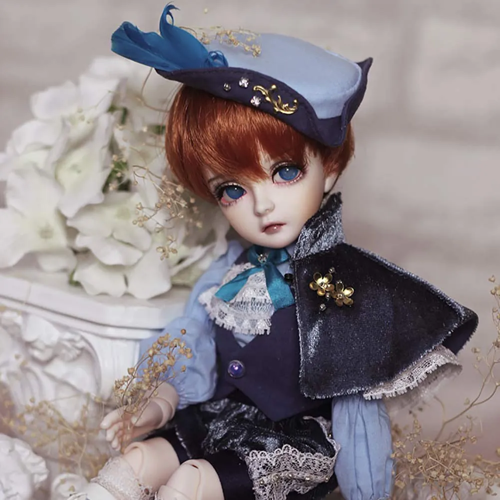 1/6 BJD Ball Jointed Doll Toy with Full Set Clothes Shoes Wig, Girl Doll Playset, Birthday for Your Daughter & Girlfriends(10.4 Inch Galahad)