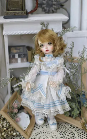 1/6 BJD Ball Jointed Doll Toy with Full Set Clothes Shoes Wig, Girl Doll Playset, Birthday for Your Daughter & Girlfriends(10.4 Inch Nino)