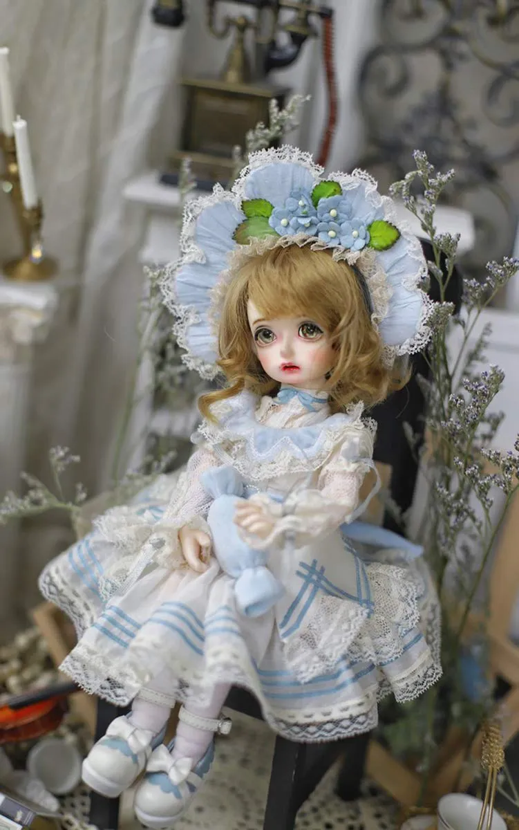 1/6 BJD Ball Jointed Doll Toy with Full Set Clothes Shoes Wig, Girl Doll Playset, Birthday for Your Daughter & Girlfriends(10.4 Inch Nino)