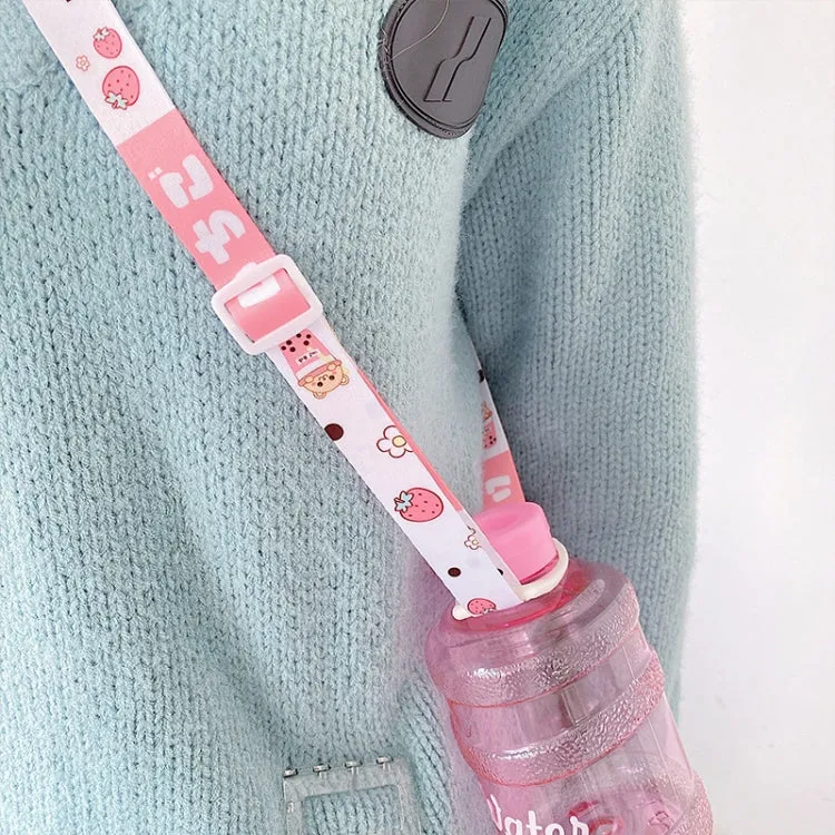 5 PCS Mineral Water Bottle Shoulder Strap Beverage Bottle Lanyard(E31)