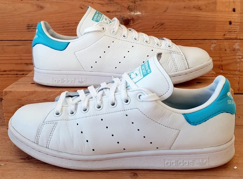 Adidas Stan Smith Low Leather Trainers UK10/US10.5/E44.5 EF4480 Cloud White Blue