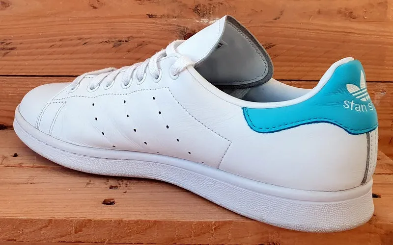 Adidas Stan Smith Low Leather Trainers UK10/US10.5/E44.5 EF4480 Cloud White Blue