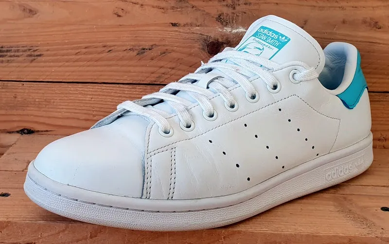 Adidas Stan Smith Low Leather Trainers UK10/US10.5/E44.5 EF4480 Cloud White Blue