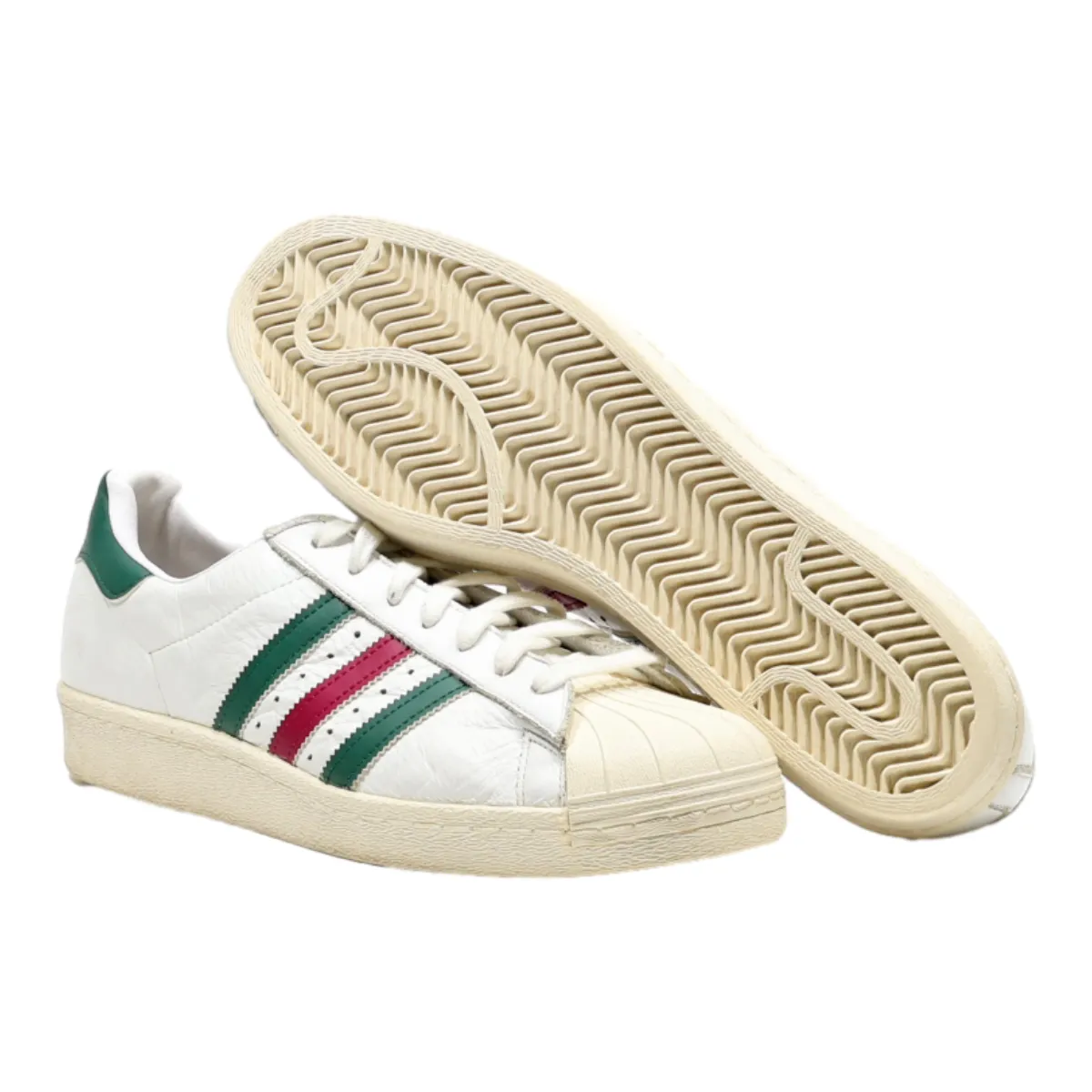 ADIDAS Superstar Sneaker Trainers White Leather Mens UK 10