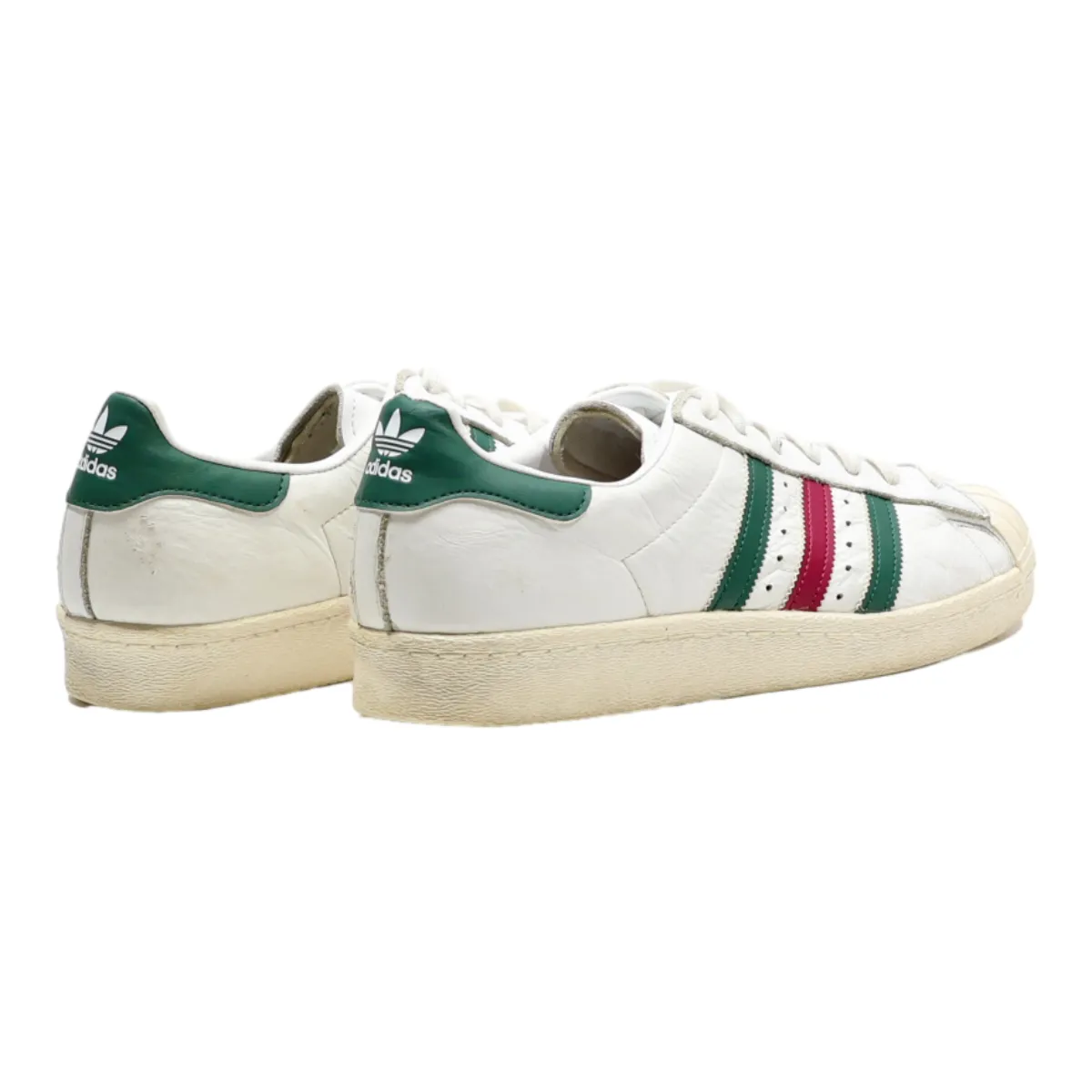 ADIDAS Superstar Sneaker Trainers White Leather Mens UK 10