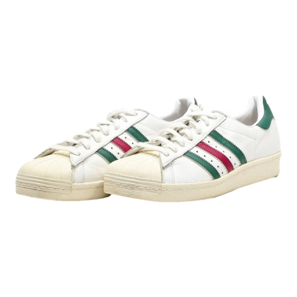 ADIDAS Superstar Sneaker Trainers White Leather Mens UK 10