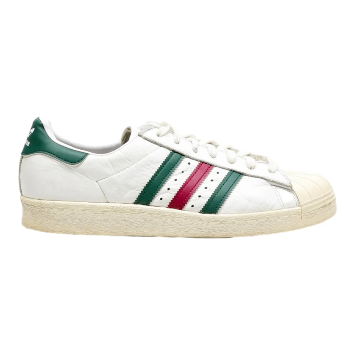 ADIDAS Superstar Sneaker Trainers White Leather Mens UK 10