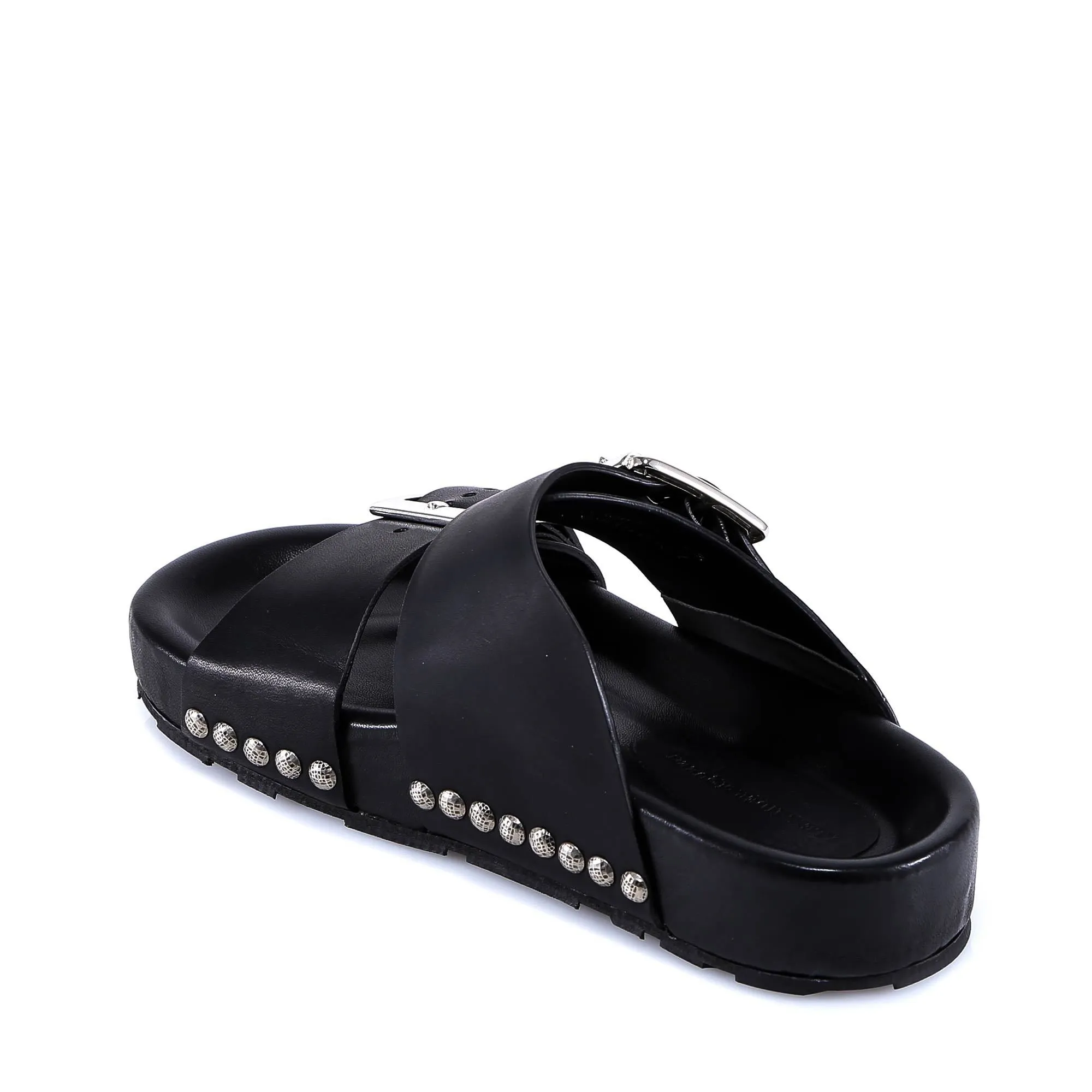 Alexander McQueen Studded Buckle Slides