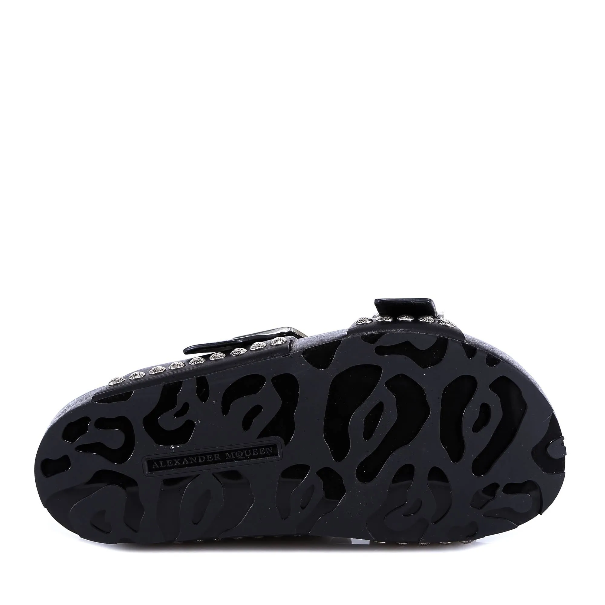 Alexander McQueen Studded Buckle Slides