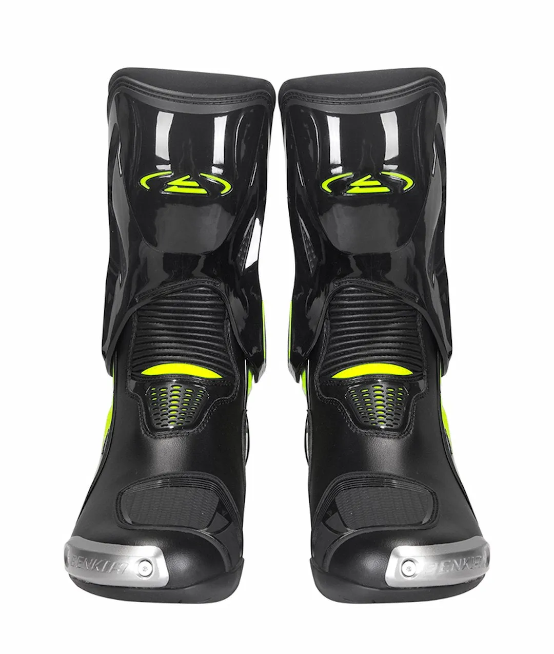 Allgoal Motorcycle Riding Boots Black/Green