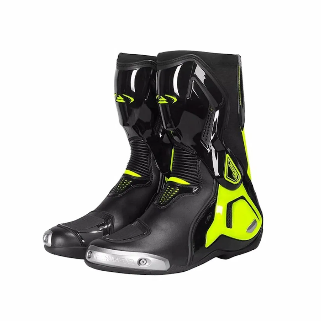 Allgoal Motorcycle Riding Boots Black/Green