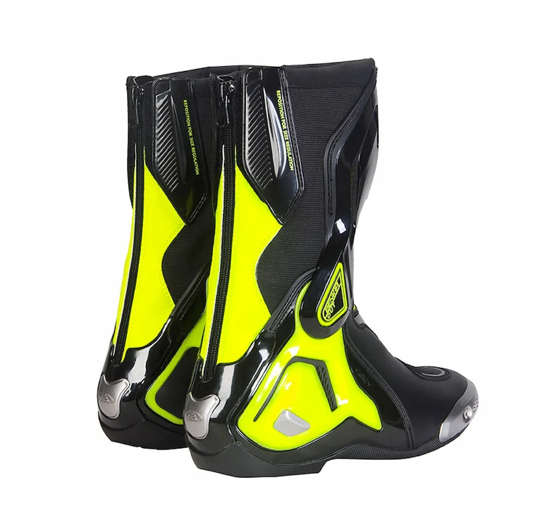 Allgoal Motorcycle Riding Boots Black/Green