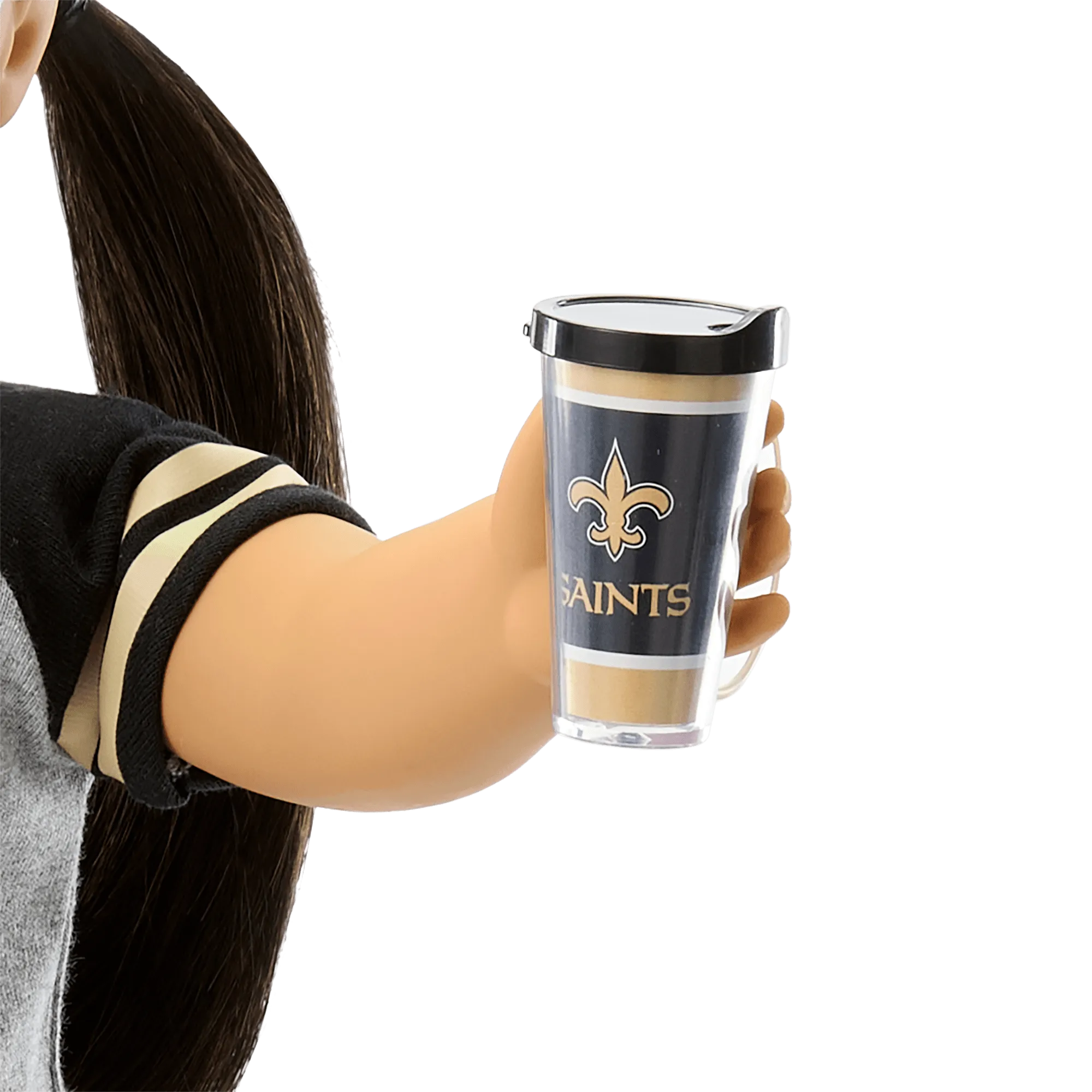 American Girl® x NFL New Orleans Saints Fan Outfit & Accessories for 18-inch Dolls