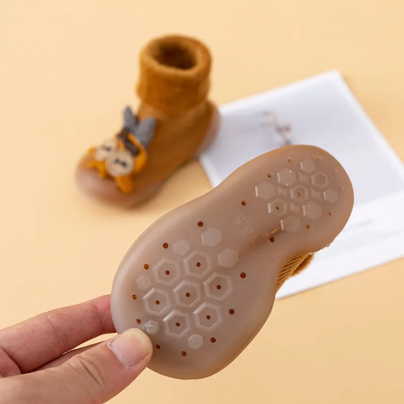 Anti-slip Slippers shoesToddler baby sock shoes boys girls