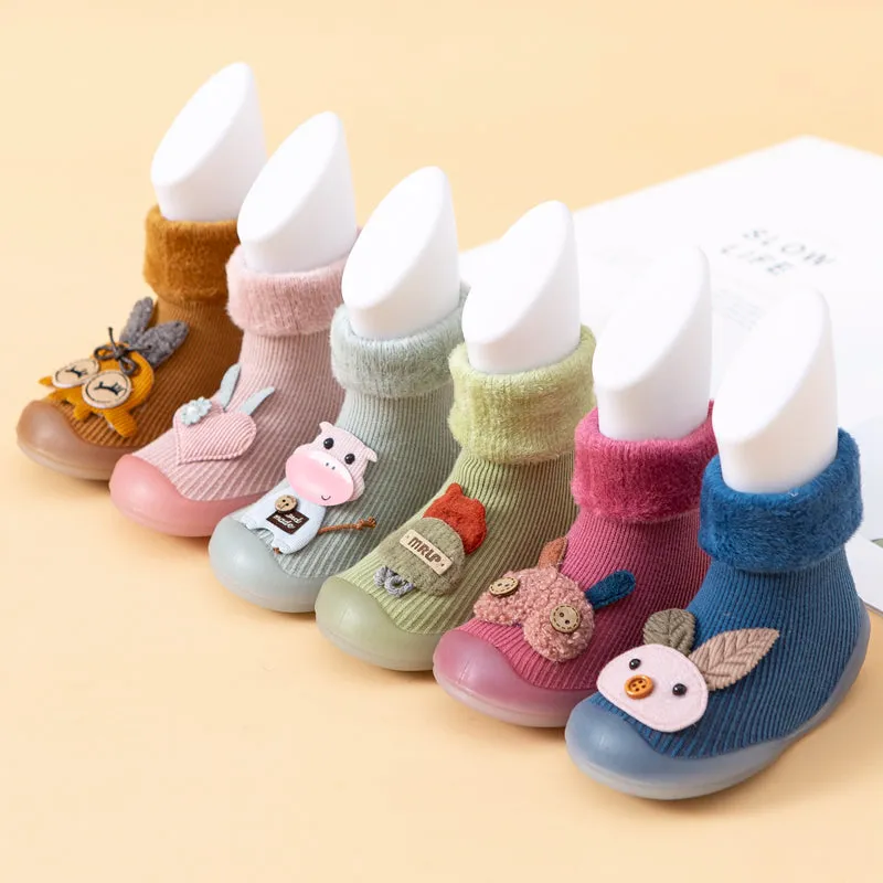 Anti-slip Slippers shoesToddler baby sock shoes boys girls