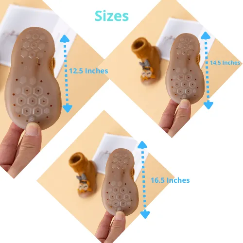 Anti-slip Slippers shoesToddler baby sock shoes boys girls