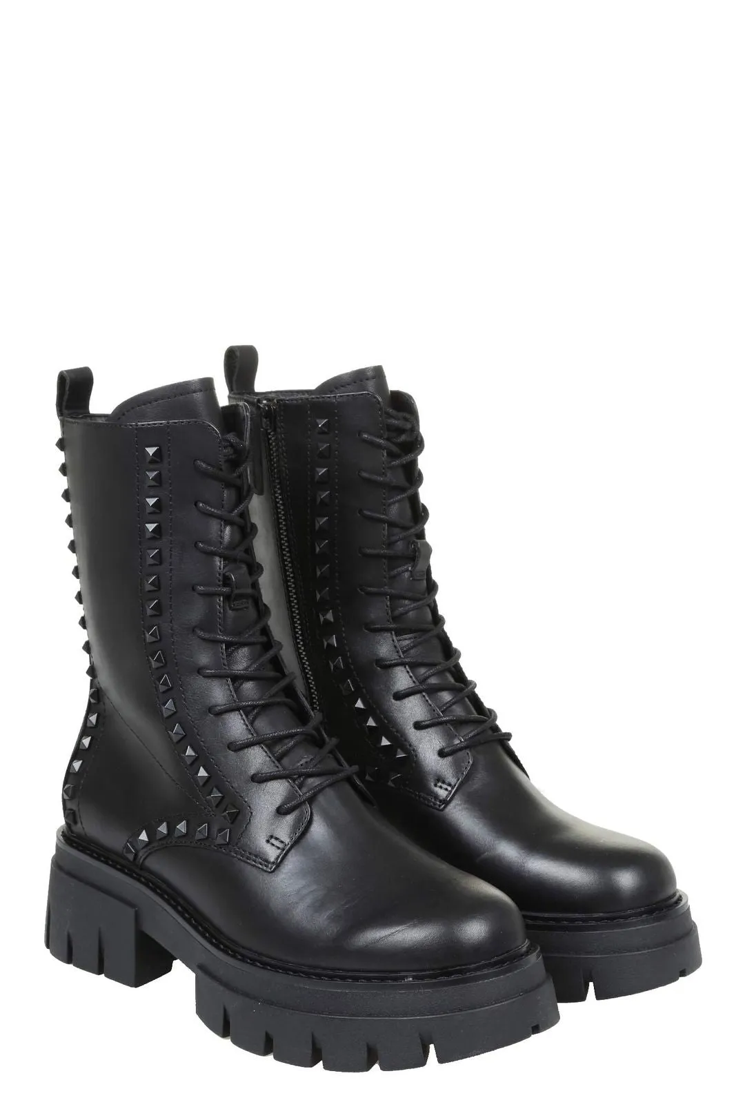 Ash Liam Studded Lace-Up Boots