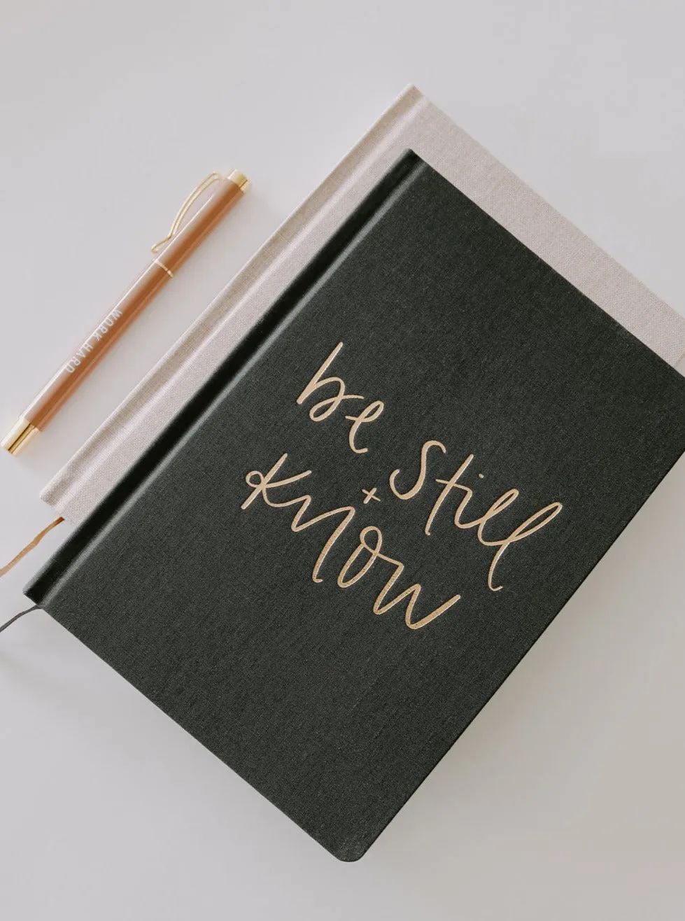 Be Still and Know Fabric Journal