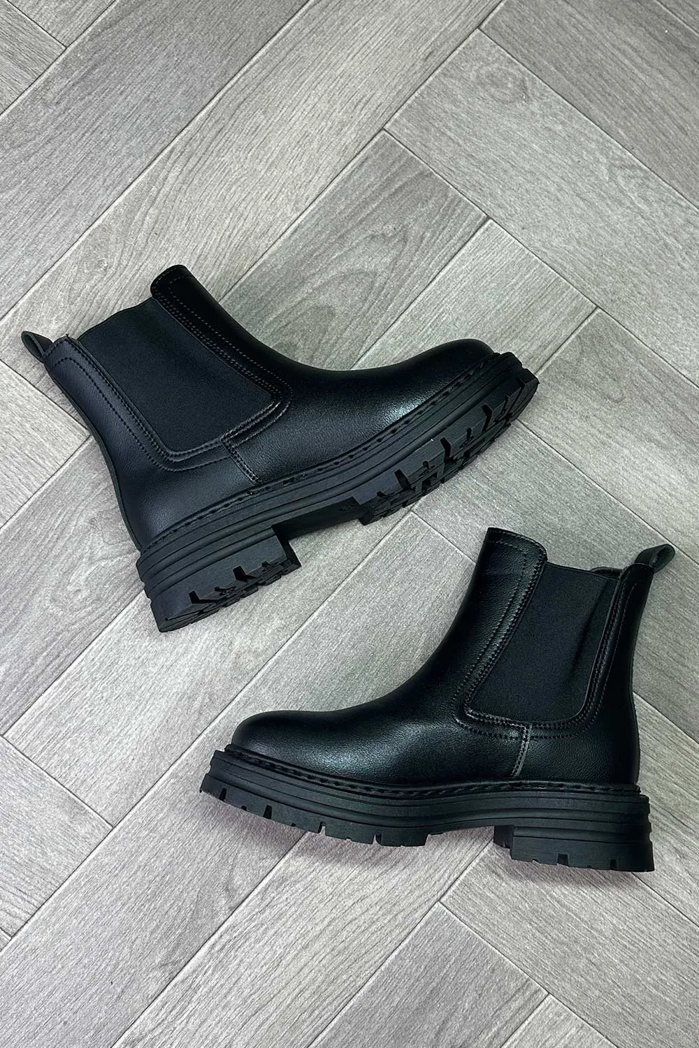 Black Chelsea Ankle Boots