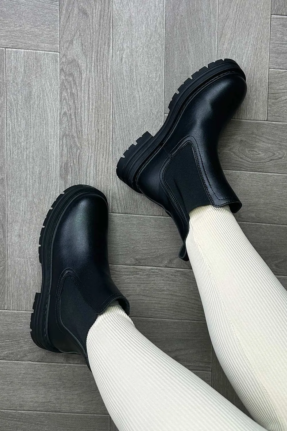 Black Chelsea Ankle Boots