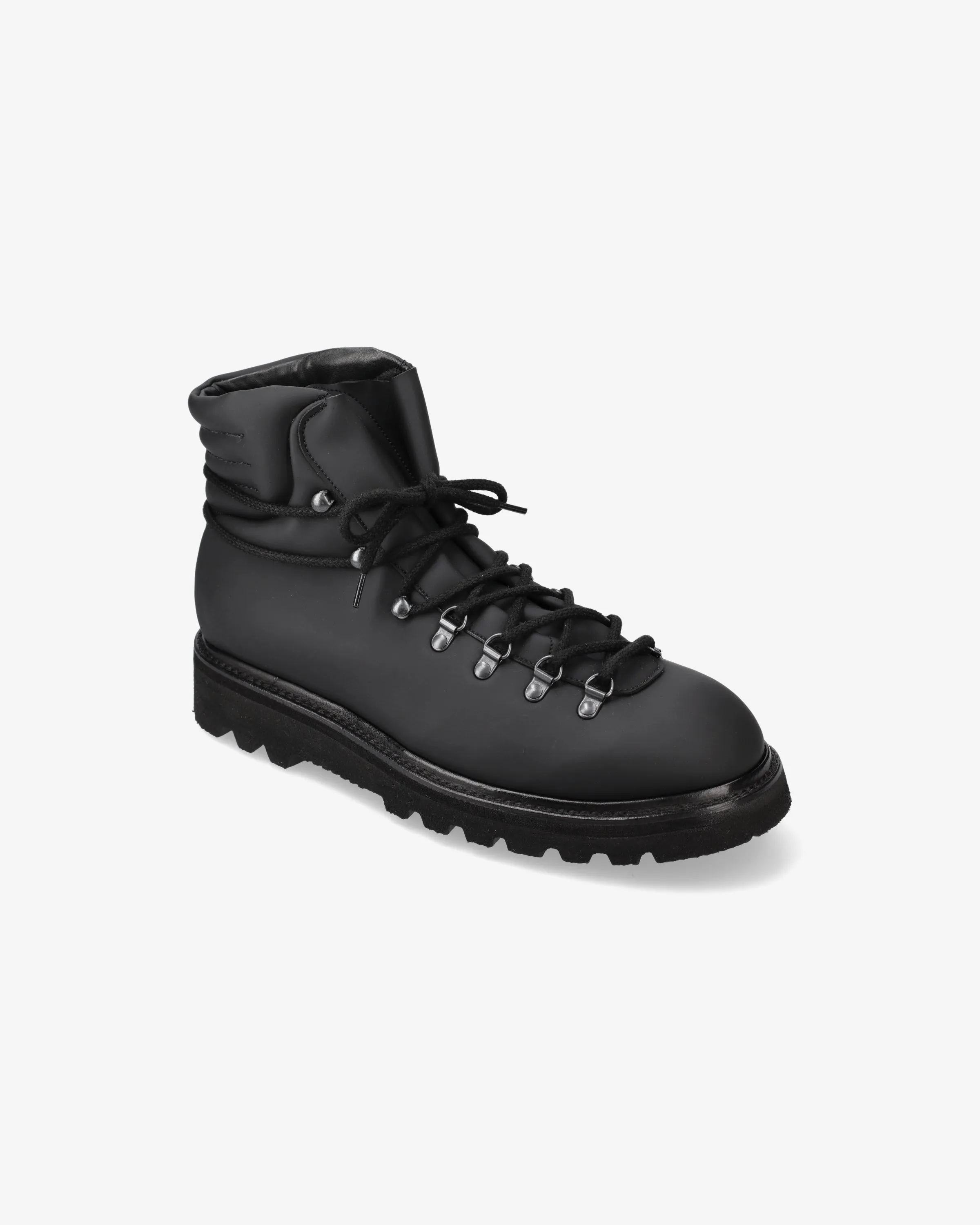 Black rubberized boots