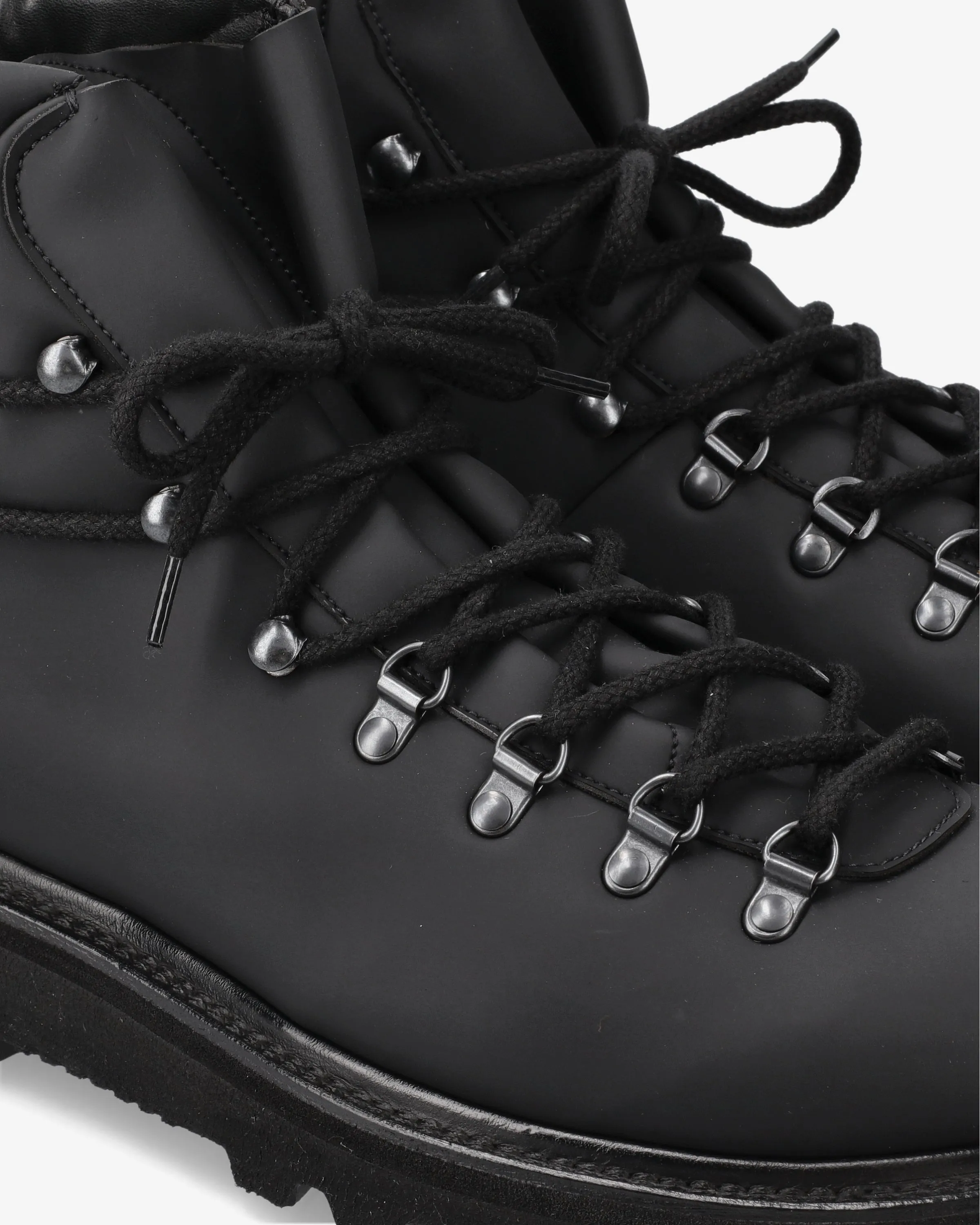 Black rubberized boots