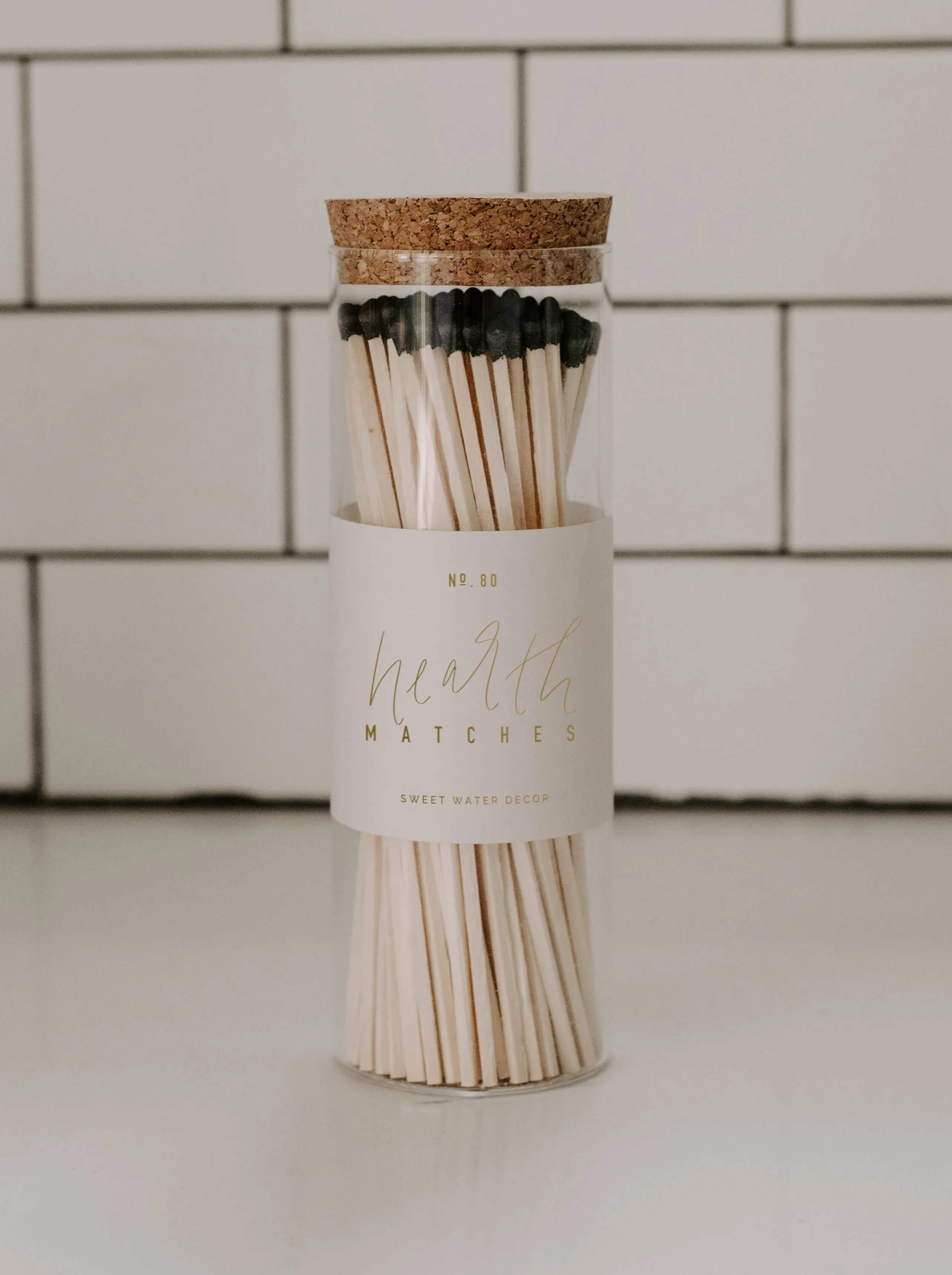 Black Tip Hearth Matches - 80 Count, 7"