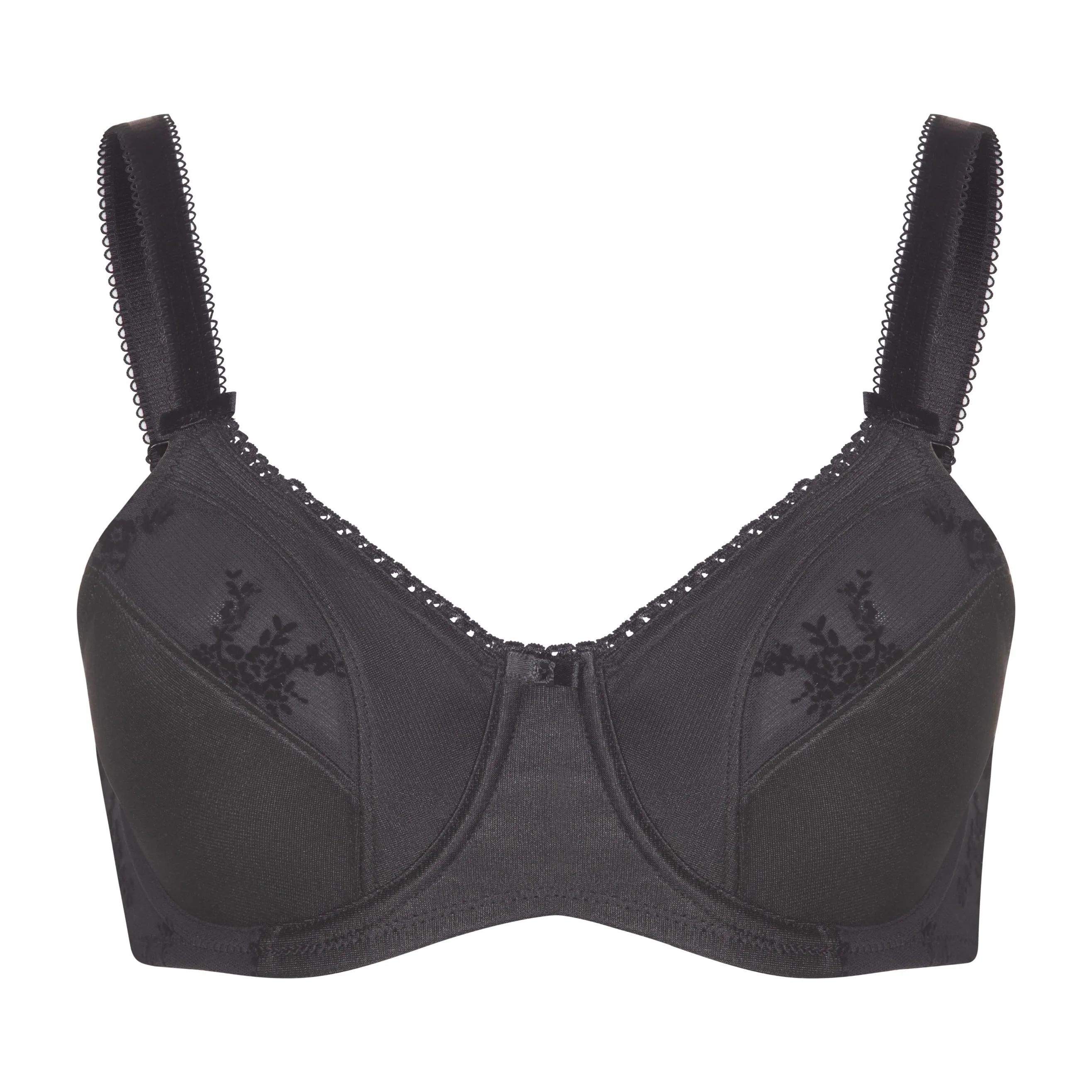 BR100 - minimizer bra with flocked insert
