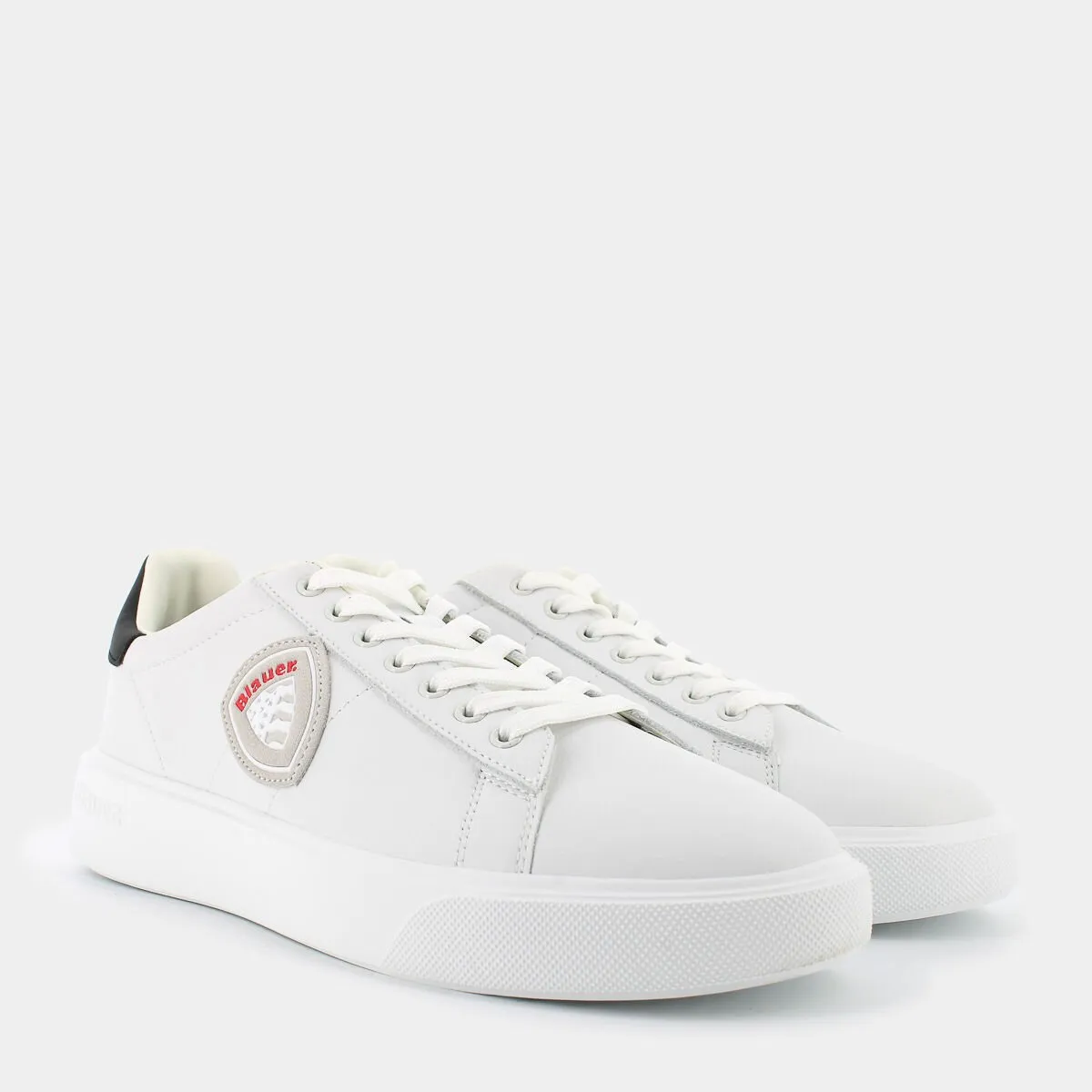 BUCK-WHITE/BLACK- SNEAKERS