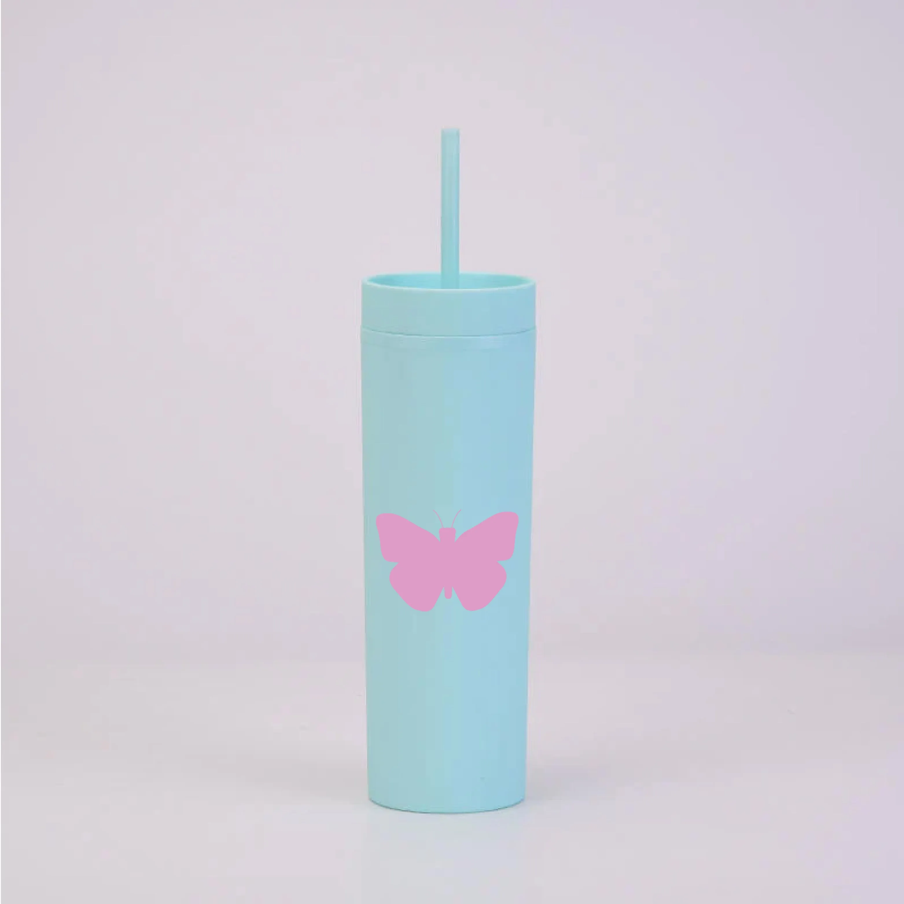 Butterfly Mint Skinny Tumbler