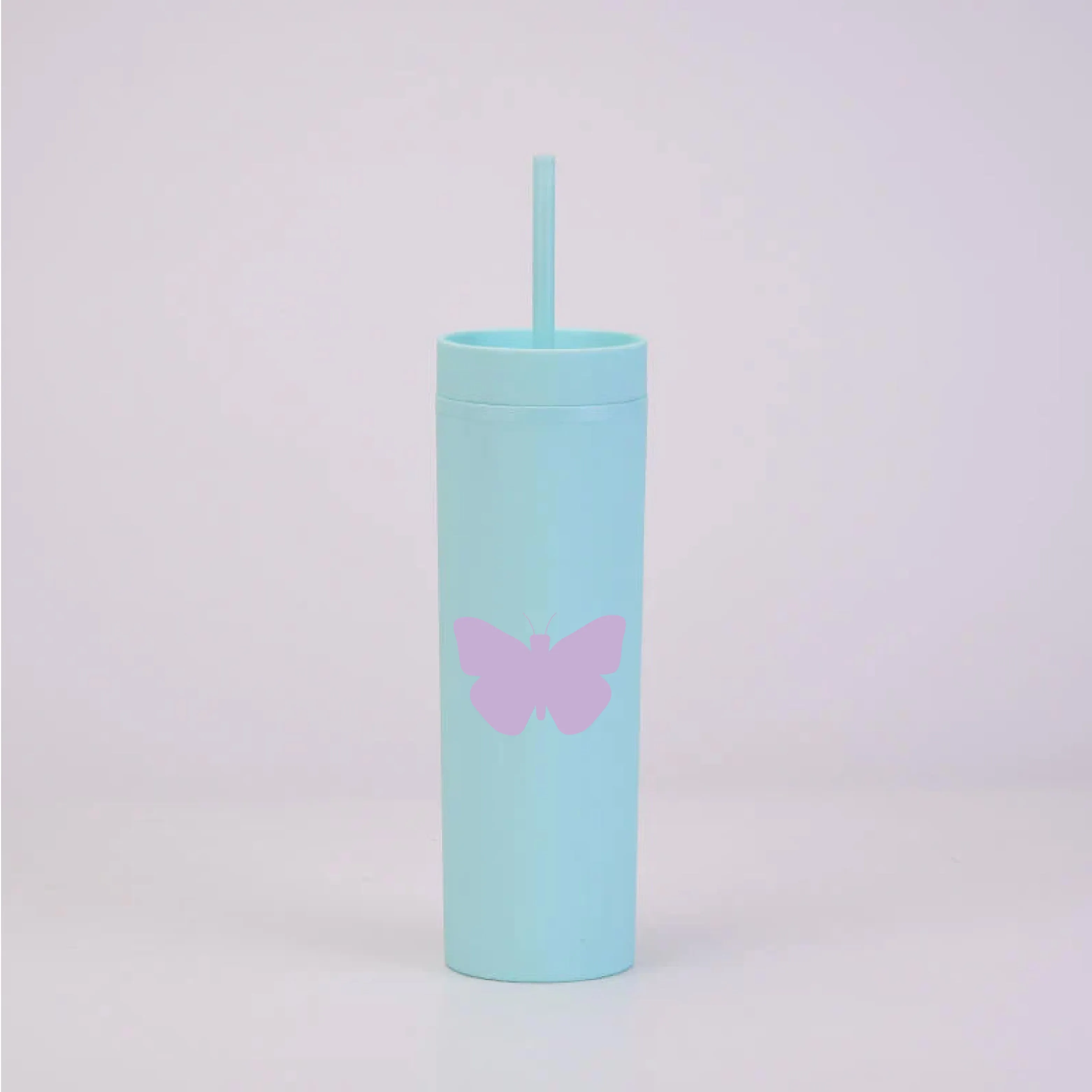 Butterfly Mint Skinny Tumbler