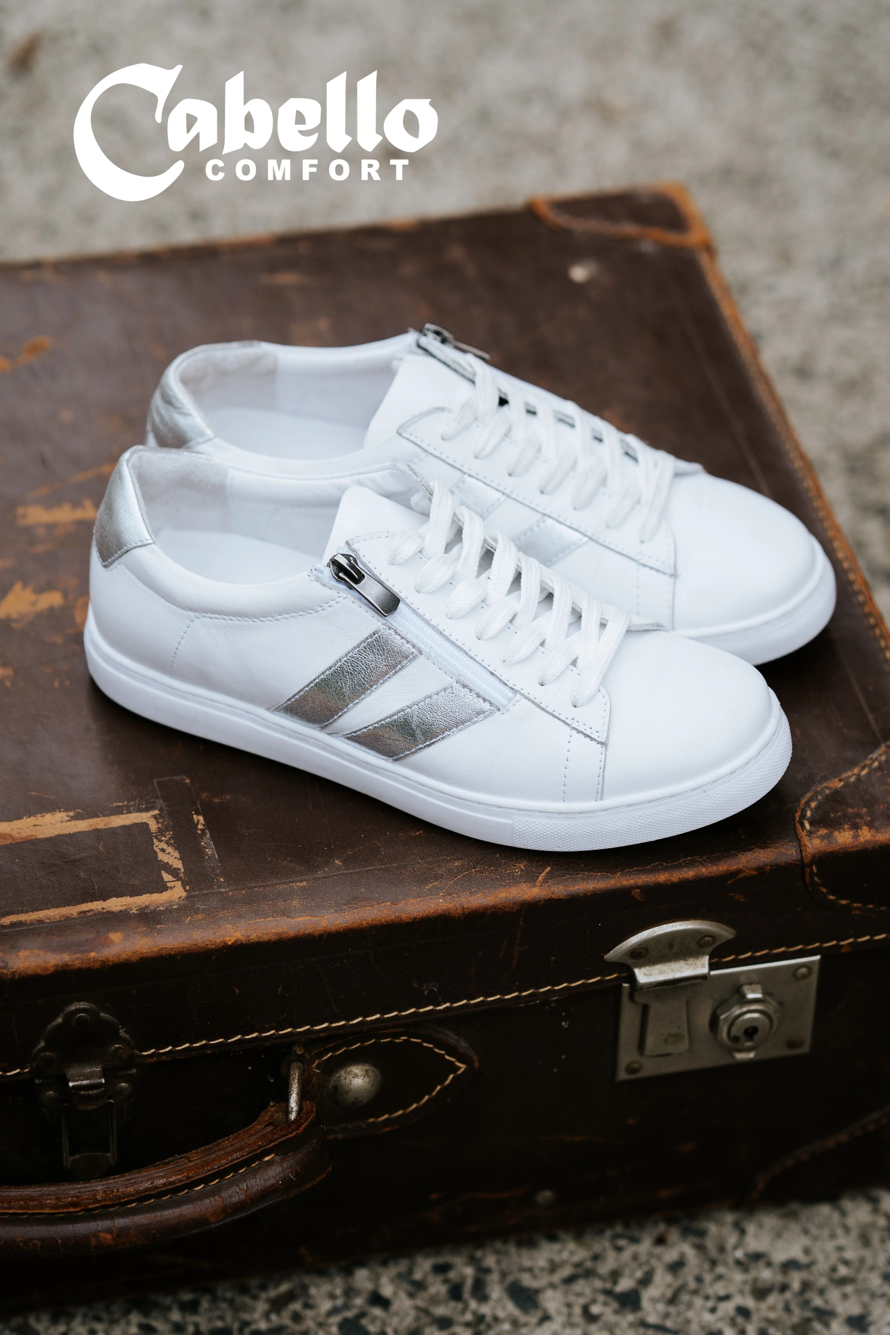 Cabello 'Ultimate' - White/Silver