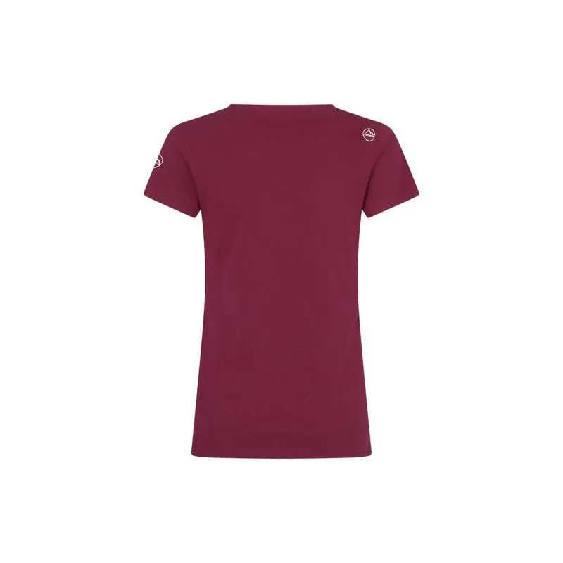 Camiseta de mujer La sportiva Forest (Red plum)