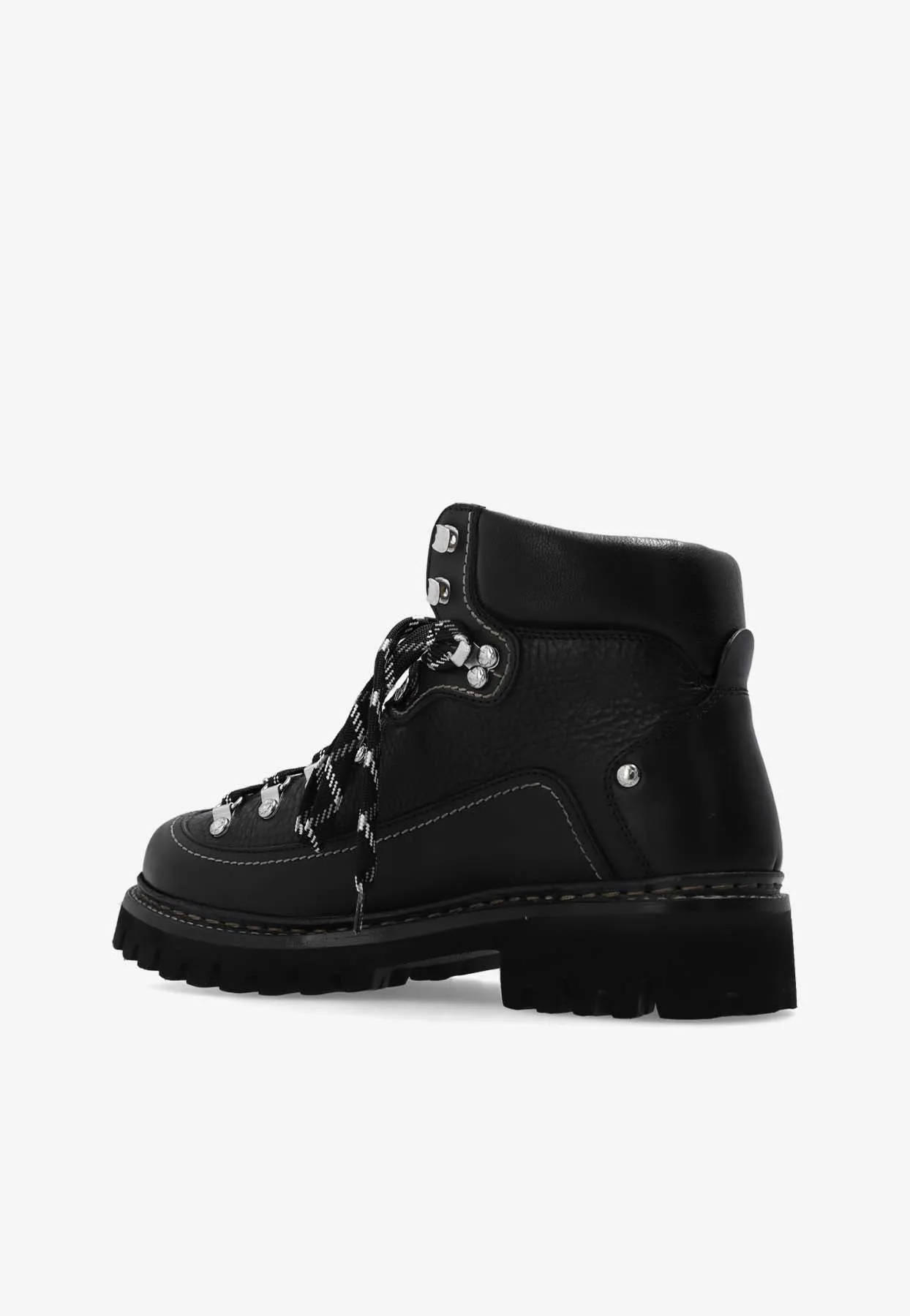 Canadian Leather Hiking Boots - Black