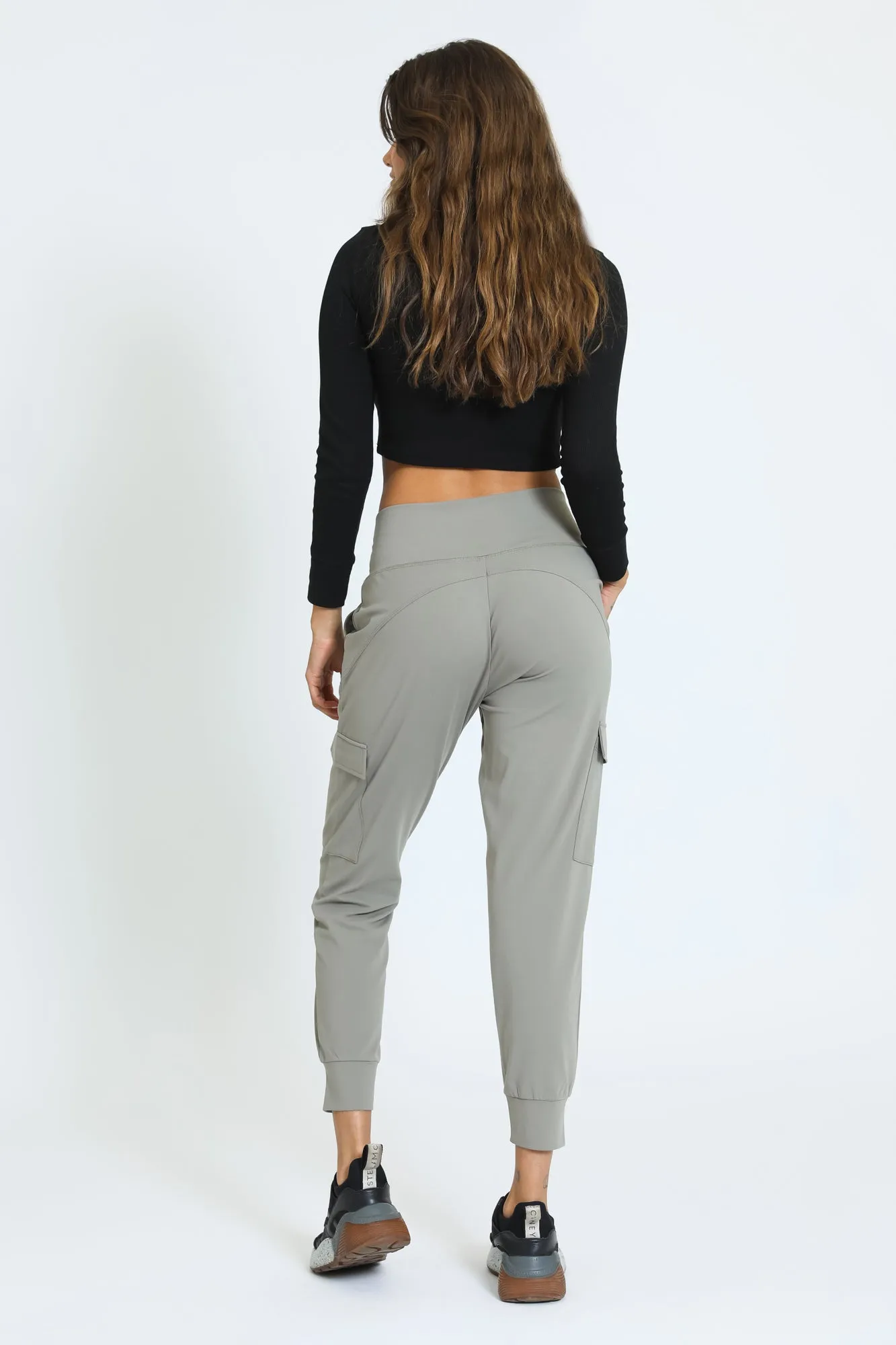 CARGO KNIT JOGGER - DUSTY SAGE