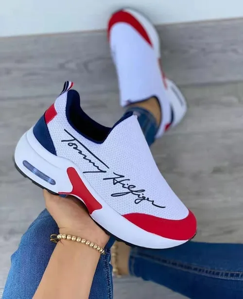 Casual Breathable Wedges Ladies Walking Sneakers | Marvis