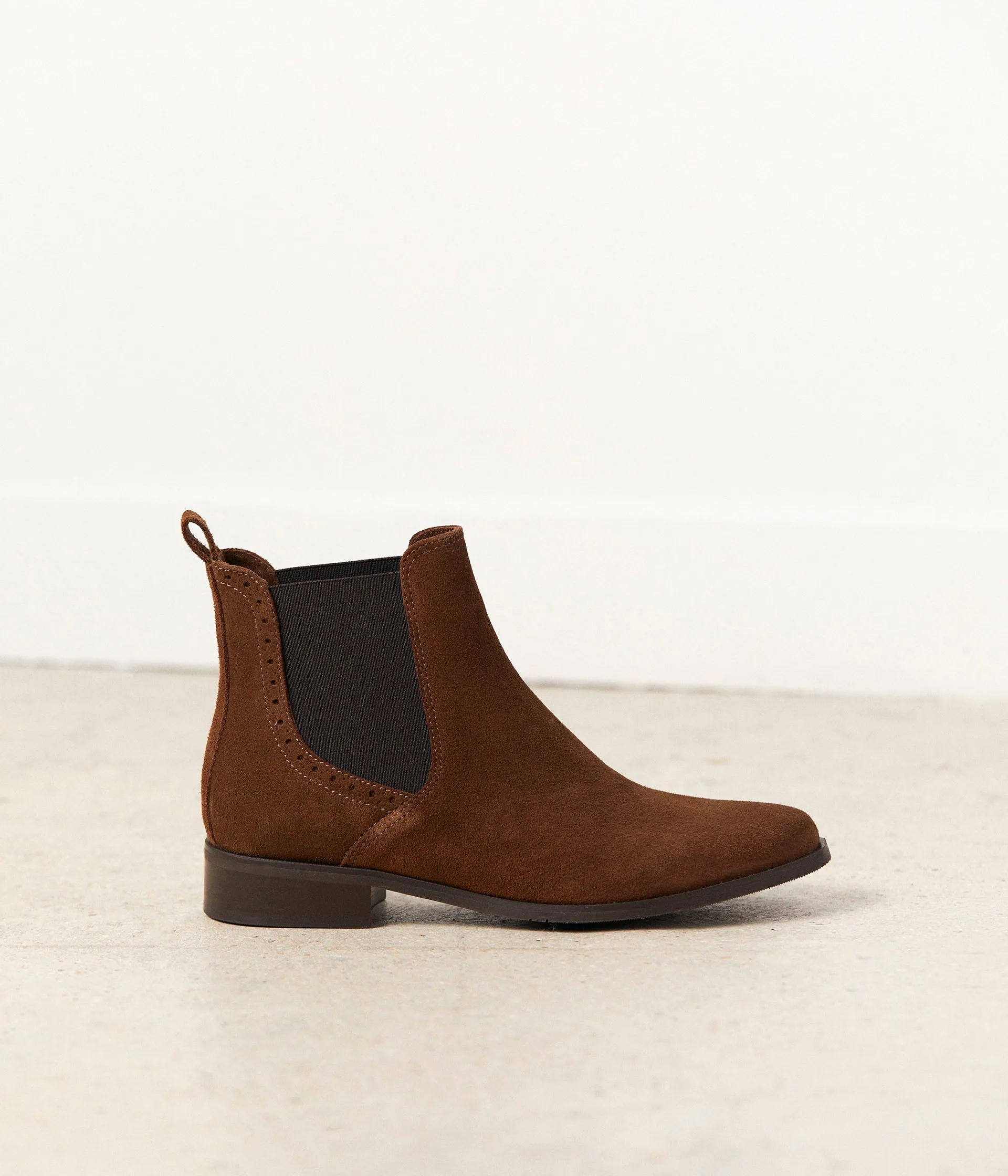 Chelsea boots marron Prune
