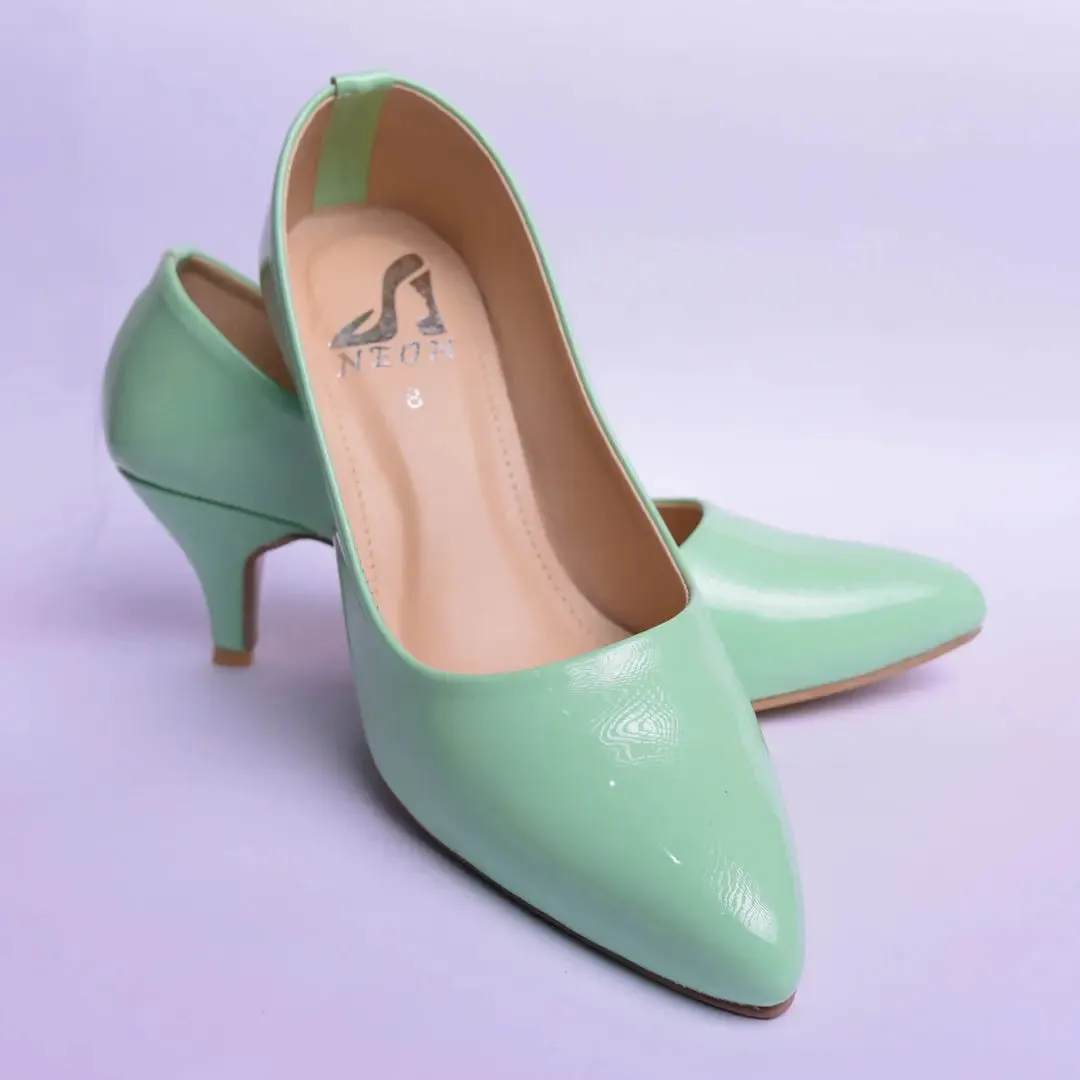 Classy Court Shoes Sea Green