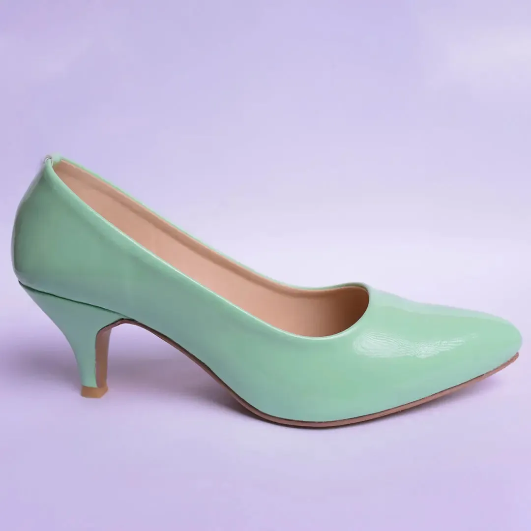 Classy Court Shoes Sea Green