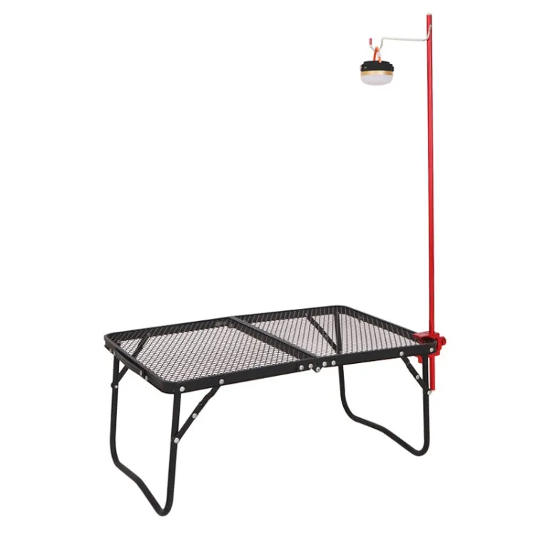 CLS Outdoor Aluminum Alloy Mini Simple Light Stand Camping Foldable Fixed Light Bracket(Inserted-type)